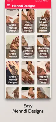 Mehndi Design android App screenshot 1