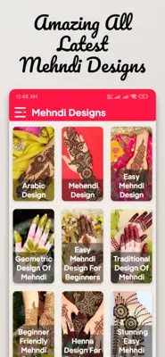 Mehndi Design android App screenshot 5